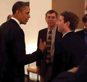 Obama Zuckerberg