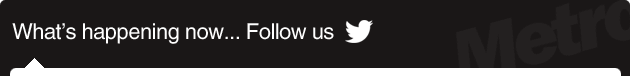 Follow Metro Newspaper on Twitter