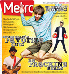 Metro Newspaper Cover:
	January 2, 2013