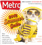 Metro Newspaper Cover:
	May 23, 2012