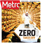 Metro Newspaper Cover:
	September 12, 2012