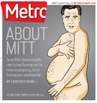 Metro Newspaper Cover:
	October 10, 2012