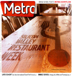 Metro Newspaper Cover:
	October 17, 2012