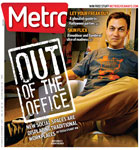 Metro Newspaper Cover:
	October 26, 2011
