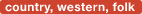 Reviews - Country, Western, Folk