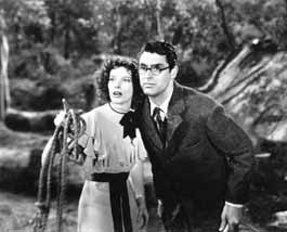 Cary Grant and Katharine Hepburn in \