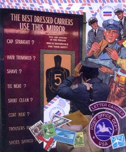 postal workers illustration