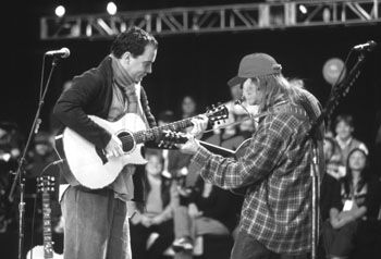 Dave Matthews and Neil Young
