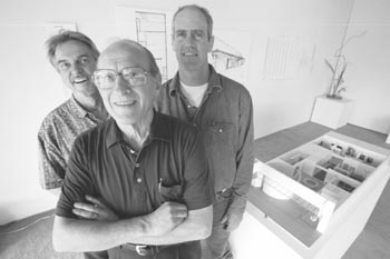 Gerry Simmel, Victor Conforti, and Jim Callahan