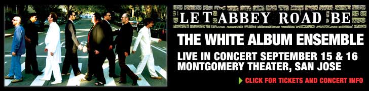 White Album Ensemble Concert Sept. 15-16, Montgomery Theater, San Jose