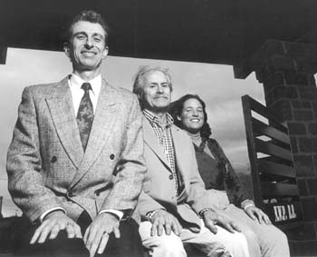 Allen Barreca, left, Bill Patterson, and Pia Jensen